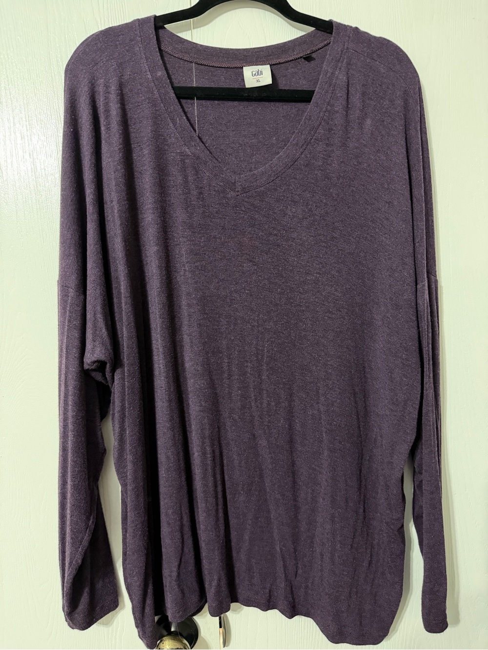 Cabi Dark Purple Serenity Tee XL